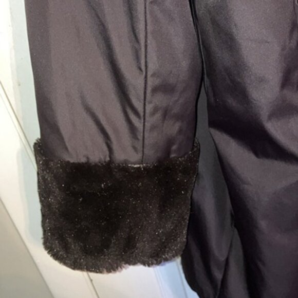 Dennis Basso Women Faux Fur Reversible Coat – Chocolate Brown – Size 3X – Hooded - Picture 8 of 8